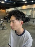 ツイストスパイラルパーマ×2ブロック