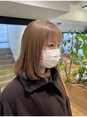 【OceanHair&Life田中愛梨】冬ハイトーン!ミルクティーベージュ
