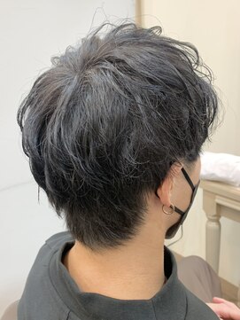 アルターリール(aL ter Rire) アッシュブラック/カルマパーマ/ベリーショート/鎌取/福原遼華