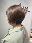 切りっぱなしボブ/エアリーロング/美髪/ピンクブラウン/池袋西口