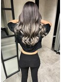 ★ラベンダーシルバーバレイヤージュ★