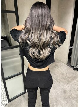 アコ(Aco) ★ラベンダーシルバーバレイヤージュ★