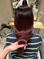 ニュートン(NEWTON)&nbsp;ワインレッド20代30代髪質改善ハイライトインナーカラー立川