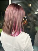 #ピンクベージュ #インナーピンク #ハイトーンピンク