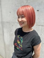 フォレストミラー(Forest Mirror) シアーピンクベージュ×ミニボブ☆Forest Mirror新宿
