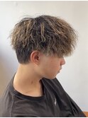 縦落ちツイストパーマ