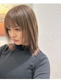 20代30代大人可愛いダブルカラーブリーチハイトーンカラー