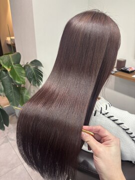 ルーム(ROOM) 【ボルドーピンク】髪質改善メテオカラー