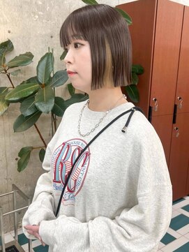 ノエ(noe) ホワイトグレージュ/デジタルパーマ/チェリーブラウン/栄h66