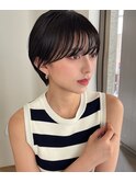 【THiRD】チェリーブラウンミニウルフショート