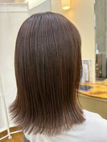 キャラシャローネ お台場(CharaChalone)&nbsp;外ハネミディアム／オレンジカラー