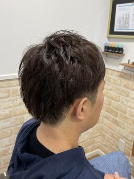 カミケン 黒岩店　kamiken・ 爽やかメンズショート×ブラウンカラー【カミケン黒岩店】