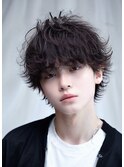 メンズマッシュメンズヘア波巻きスパイラルパーマ波巻きパーマ