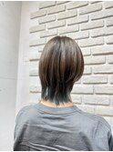 マロンベージュ／インナーカラー