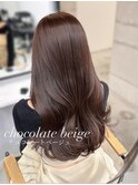 上品韓国ヘアチョコレートベージュ