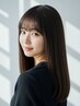 【45日以内】プレミアム髪質改善カラー＋トリートメント7種＋カット￥14900