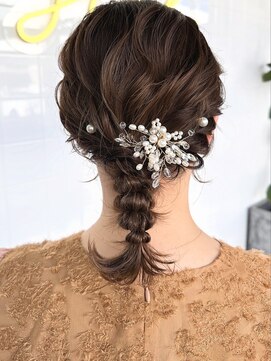 伸ばしかけボブの編みおろし♪