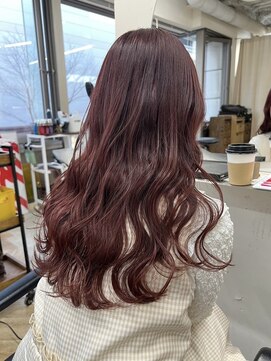 ラヴィズム(LUVISM) 顔周りレイヤー/ダブルカラー/髪質改善/ケアブリーチ万代新潟駅