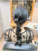 結婚式お呼ばれヘアセット