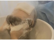 ブランシュ 中島店(Hair&Esthe Blanche)の雰囲気（ゆったりできるシャンプー台でスパメニュー施術で快適！）