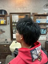 アールズ ヘア(R's hair)&nbsp;MEN’S HAIR/サーフカール/刈り上げセンターパート/印西