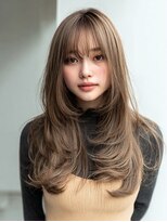 ダル 渋谷/表参道(DAL.)&nbsp;レイヤーカット髪質改善カラー透明感カラー顔まわりカット