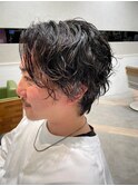 スタイリング簡単メンズニュアンスパーマ