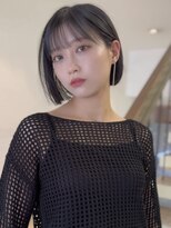 アクシス ナゴヤ(AXIS NAGOYA)&nbsp;北野ピンクベージュアンブレラカラークールショート前髪名古屋