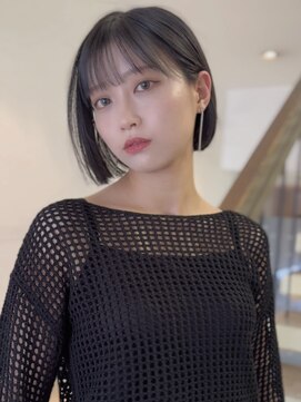 アクシス ナゴヤ(AXIS NAGOYA) 北野ピンクベージュアンブレラカラークールショート前髪名古屋