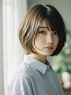 ハイレート ウニクス川越店(Hairate) 【Hairate本川越】ショートボブ×ブラウンベージュ