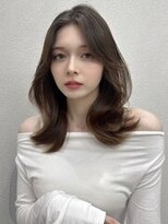 ジーナ 錦糸町(Zina) 髪質改善*顔回りレイヤー小顔カットセミロング*【Zina錦糸町】
