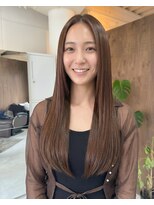 零秒女髪 千里丘店 上品なツヤと透明感の髪質改善ロングスタイル艶髪美髪艶感
