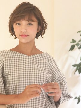 アニモフィオレンテ 南越谷店(animoFIORENTE) +animo南越谷+ラテグレージュ☆レイヤーパーマ大人ショートヘアe