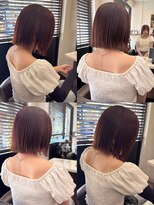 ソウバイジョージ(Sow by George)&nbsp;博多で出来る大人のツヤ感ストレートボブ！