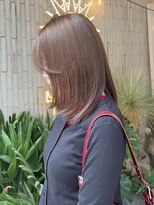 ヘアプレイスソル (HAIR PLACE SoL)&nbsp;透明感シアーブラウン/レイヤーカット/艶髪ストレート