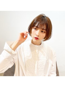 ラナ 渋谷(Lana) 【Chill】かわいい季節のピンクベージュクールショートボブルフ