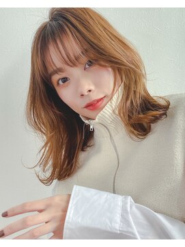 アリュウル 表参道(ALLURE) シースルーバング×naturalレイヤー イエベ春 東垂水