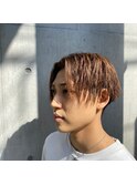 メンズセンターパート☆ハイライト