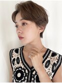 大人可愛いマニッシュショート