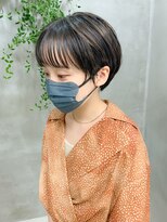 テトヘアー(teto hair)&nbsp;マッシュショート、オリーブベージュ、ベリーショート
