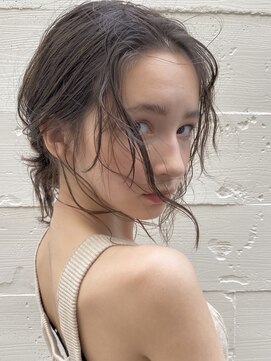 パーク(PARK) 【PARK】アンニュイポニー×ウェーブセンターバング