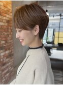 30代40代50代◎大人ナチュラルレイヤーショートボブ　表参道