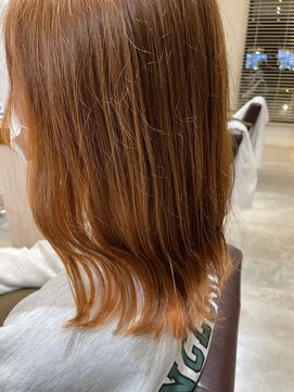 ラ メール ヘア デザイン(La mer HAIR DESIGN) インナーオレンジカラー