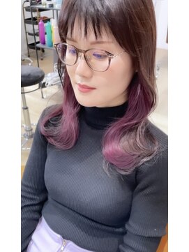 アイル(I'll) [Hair Make I`ll 奈良]ネオンインナーカラー