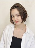 短めショートボブアレンジ20代30代40代藤沢