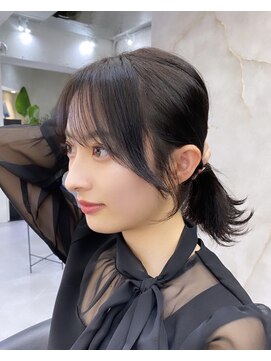 ロンドシェリ 仙台(Lond Cheri) お顔周り レイヤーカット フェイスレイヤー 斜めバング