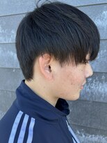 ヒュイル バイ ニアウ(Hwyl by Niau)&nbsp;メンズナチュラルマッシュツーブロックパーマニュアンスパーマ