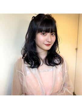 ニコフクオカヘアーメイク(NIKO Fukuoka Hair Make) 【NIKO】透けるラベンダーグレー♪透明感カラー　天神大名