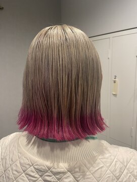 アフィックスヘア 新小岩(affix hair) エンドカラー×ボブ