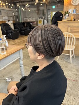 ウィークエンド(WEEKEND) 白髪活かしデザインカラーカットトリートメント22000